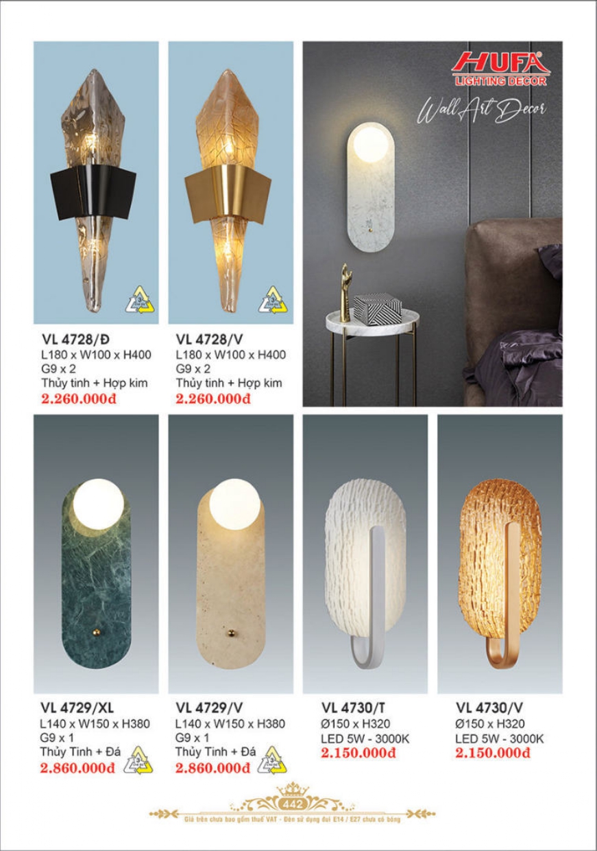 Bảng giá đèn trang trí HUFA